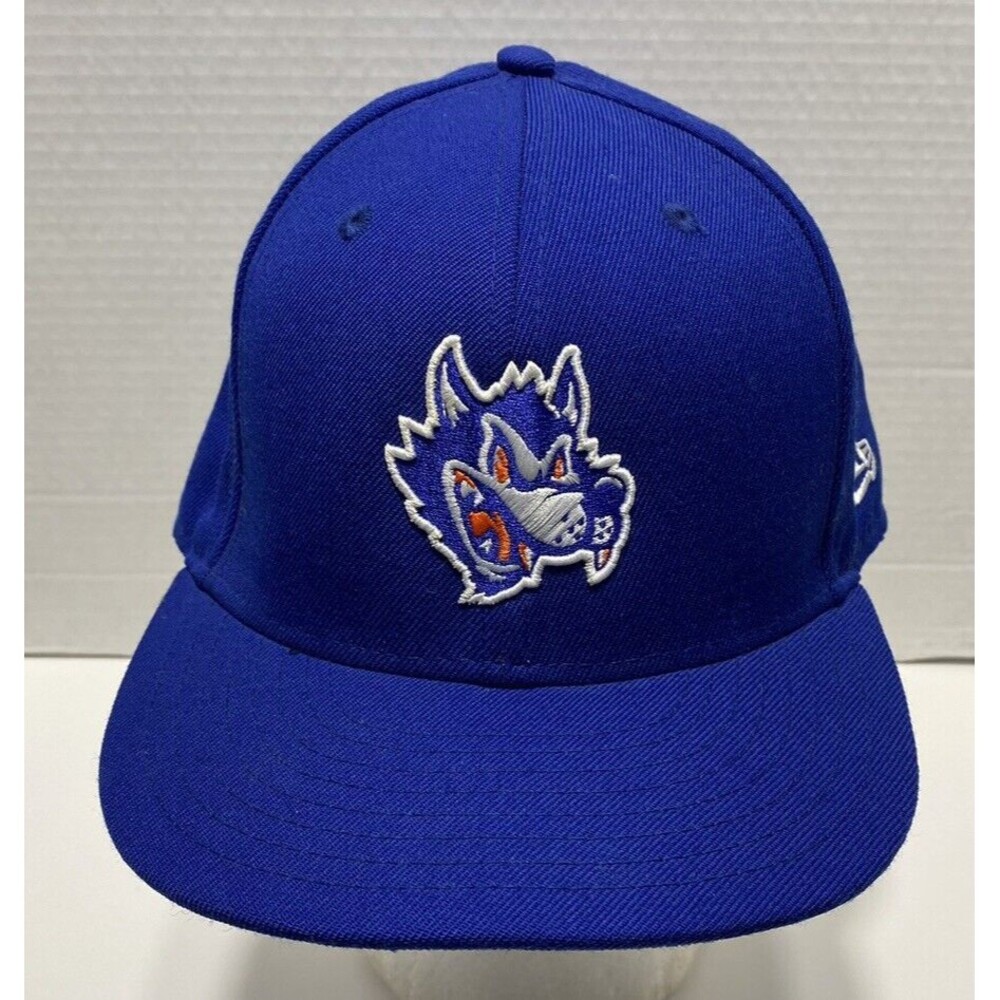 The Wolfpack New Era Hat Blue Cap Size 7 3/8 Fitted